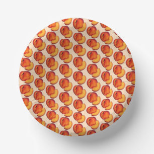 Sweet as a Peach Peaches 16 Sixteenth Birthday Paper Plate