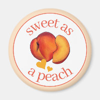 Sweet as a Peach Ripe Georgia Peaches Fruit