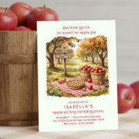 Sweet As Apple Pie Fall Orchard Birthday Picnic