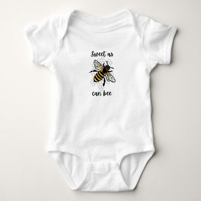 sweet as can bee baby bodysuit (Front)