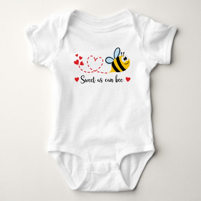 Sweet As Can Bee Baby Bodysuit (Front)