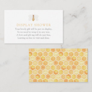 Sweet as Can Bee Baby Shower Display Shower Enclosure Card