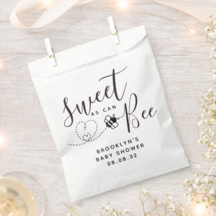Sweet as Can Bee Baby Shower  Favour Bags