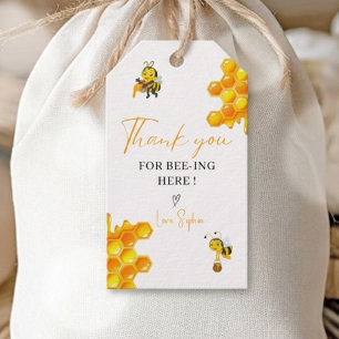 Sweet As Can Bee Baby Shower Gift Tags
