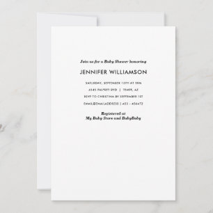 Sweet as can bee Baby Shower template