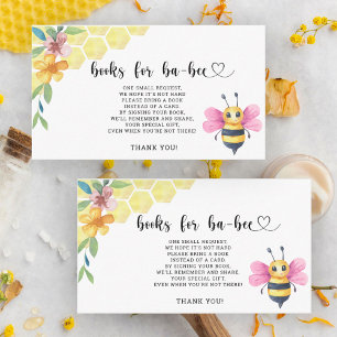 Sweet as can bee books for baby ticket enclosure card