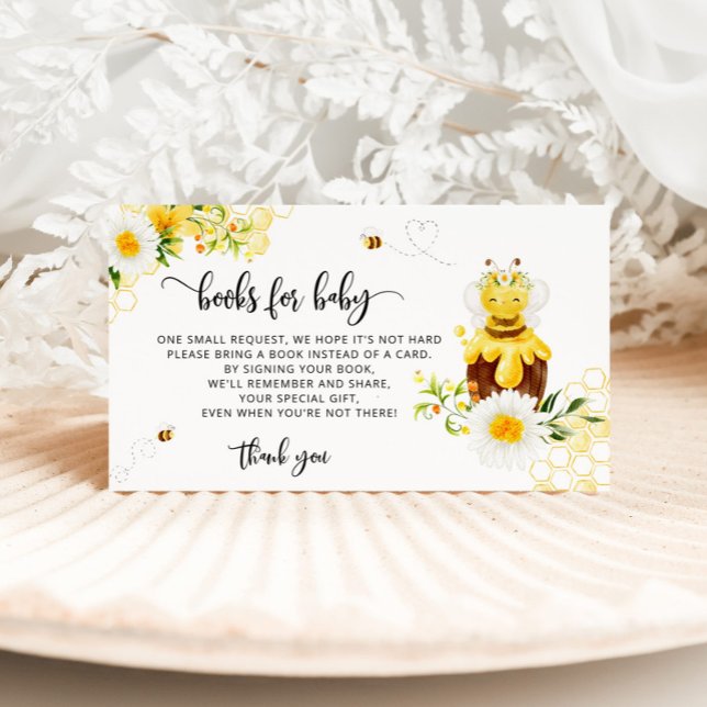 Sweet as can bee books for baby ticket enclosure card (Creator Uploaded)