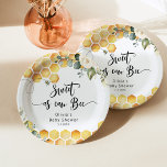Sweet as can bee bumble bee baby shower paper plate<br><div class="desc">Sweet as can bee bumble bee baby shower Paper Plates 
Matching items are available.</div>