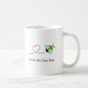 Sweet as can bee, cute buzzing bee coffee mug