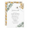 Sweet as can Bee Eucalyptus Baby Shower Invitation