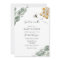 Sweet as can Bee Eucalyptus Baby Shower Invitation