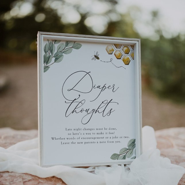 Sweet as Can Bee Eucalyptus Diaper Thoughts Poster (Creator Uploaded)