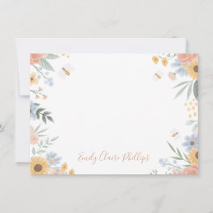 Sweet as Can Bee Flat Note Card