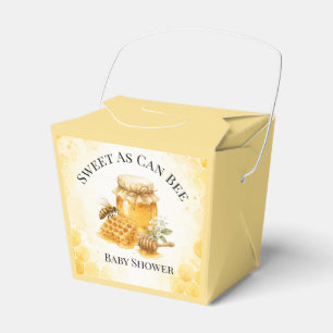 Sweet As Can Bee Gender Neutral Baby Shower Favour Box