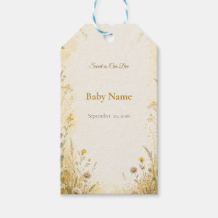 Sweet as Can Bee Gift Tag Editable Honeybee