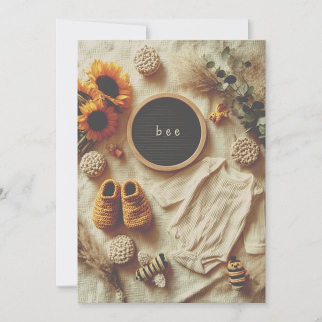 Sweet as Can Bee | Honeycomb Joy Invitation (Front)