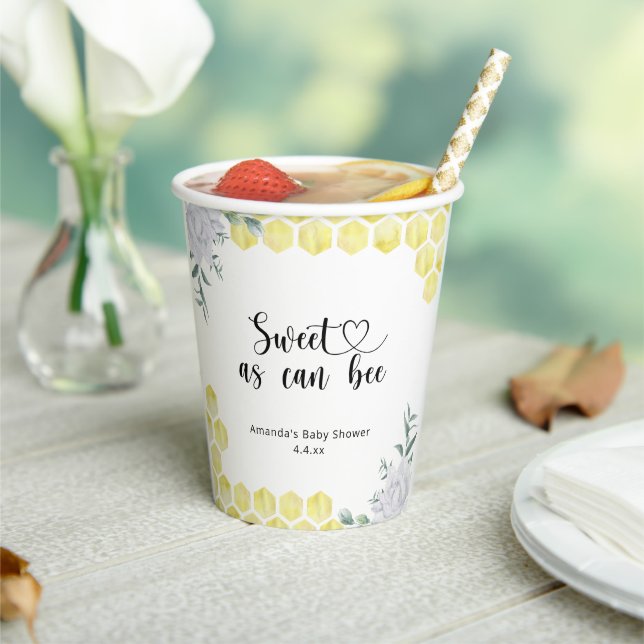 Sweet as can Bee -  Paper Cups (Insitu)