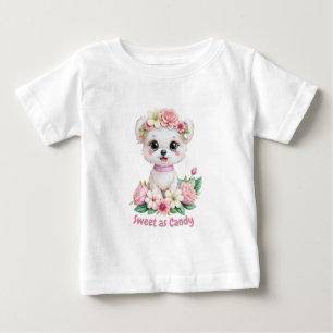 Sweet as Candy Cute Puppy T-Shirt