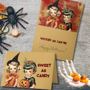 Sweet as Candy Wicked as Can Be Halloween Card
