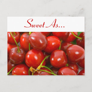 Sweet As Cherries Postcard