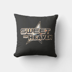 Sweet As Heaven Edgy 2000s Retro Metallic Star S Cushion