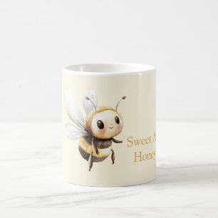 Sweet As Honey Cute Happy Bee Coffee Mug