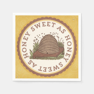 Sweet As Honey Napkins