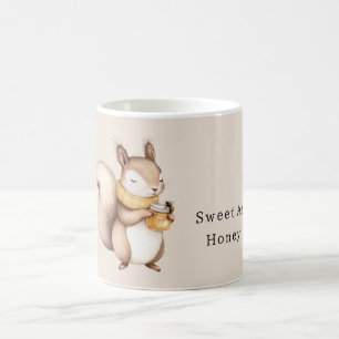 Sweet as Honey Squirrel Bee Coffee Mug