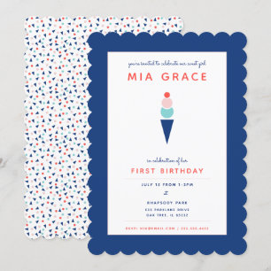 Sweet as Ice Cream Invitation
