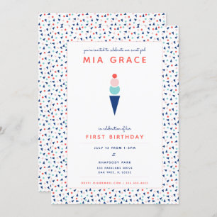 Sweet as Ice Cream Invitation