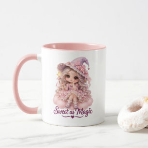 Sweet As Magic Cute Pastel Whimsical Girl Mugs