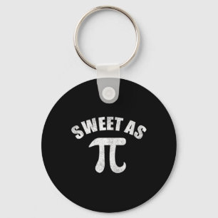 Sweet As Pi Math Geek Teacher 3.14 Pi Day Key Ring