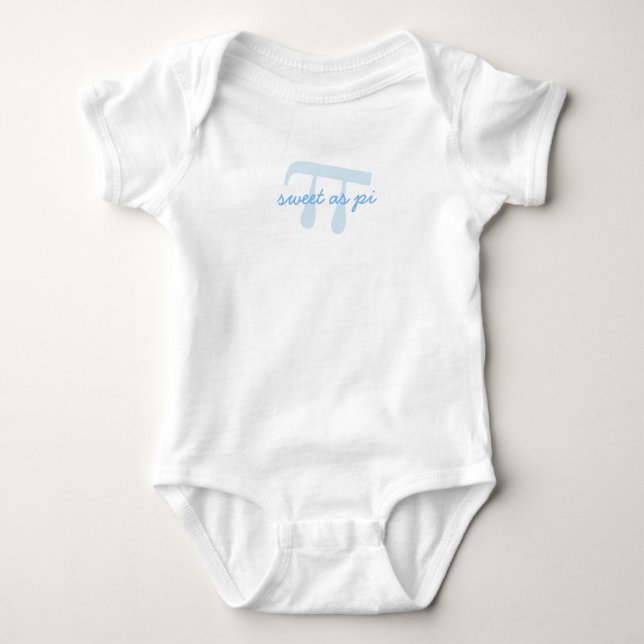 Sweet as PI Math Teacher Boy Bodysuit (Front)