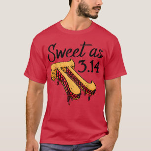 Sweet As Pi Pizza Funny Mathletics Birthday Pi Piz T-Shirt