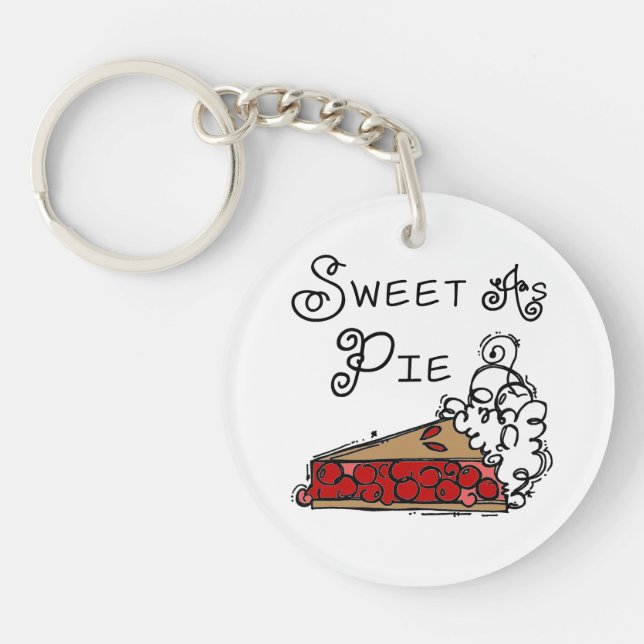 Sweet as Pie Key Ring (Front)