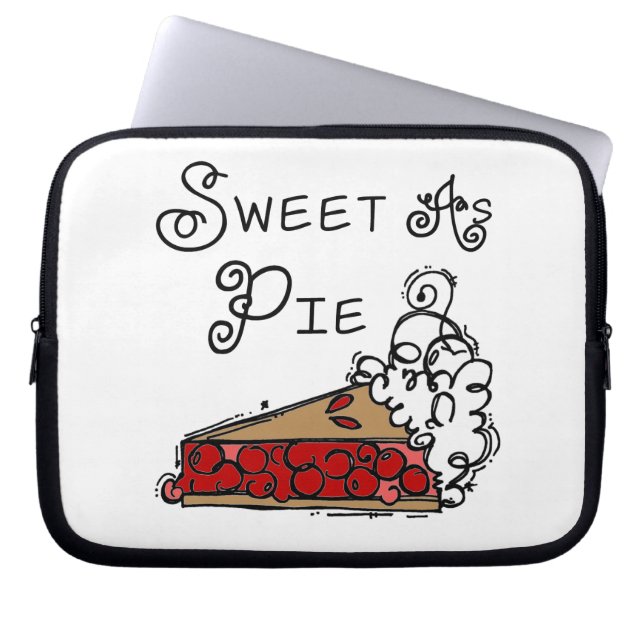 Sweet as Pie Laptop Sleeve (Front)