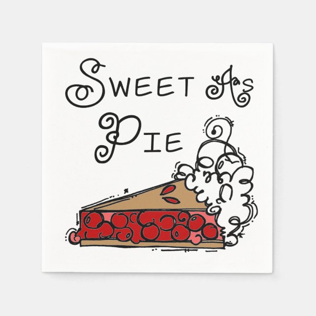 Sweet as Pie Napkin (Front)