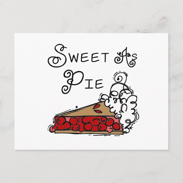 Sweet as Pie Postcard (Front)
