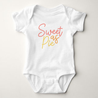 Sweet As Pie, Thanksgiving Cute Baby Bodysuit