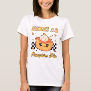 Sweet As Pumpkin Pie Funny Thanksgiving Toddler Gi T-Shirt