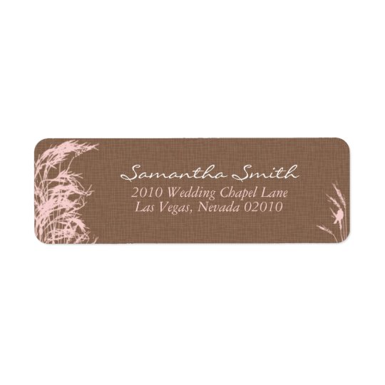 Sweet Autumn Bride Return Label B Return Address Label