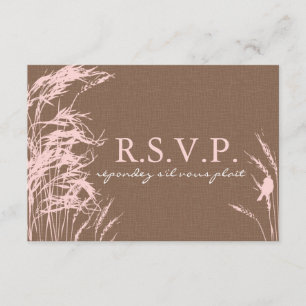 Sweet Autumn Bride RSVP Card A2