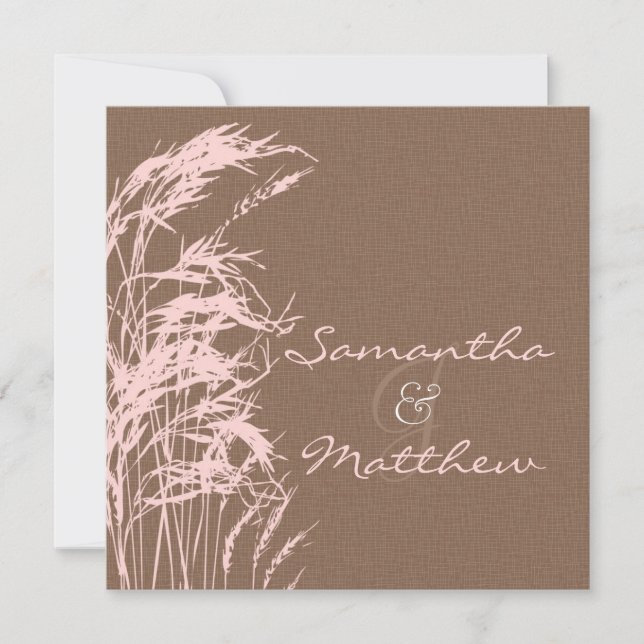 Sweet Autumn Bride Wedding Invitation Square (Front)