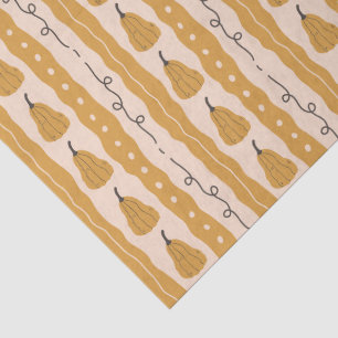 Sweet Autumn Pumpkin Pattern Wrapping Tissue Paper