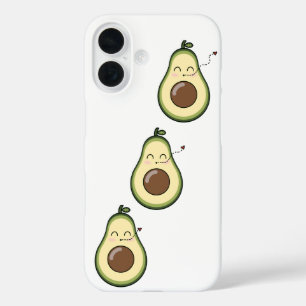 Sweet Avocado Kiss iPhone 16 Case