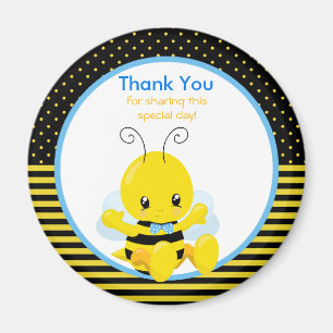Sweet Baby Bee Boy Thank You Magnet