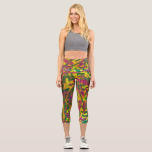 Sweet Baby Bird Capri Leggings