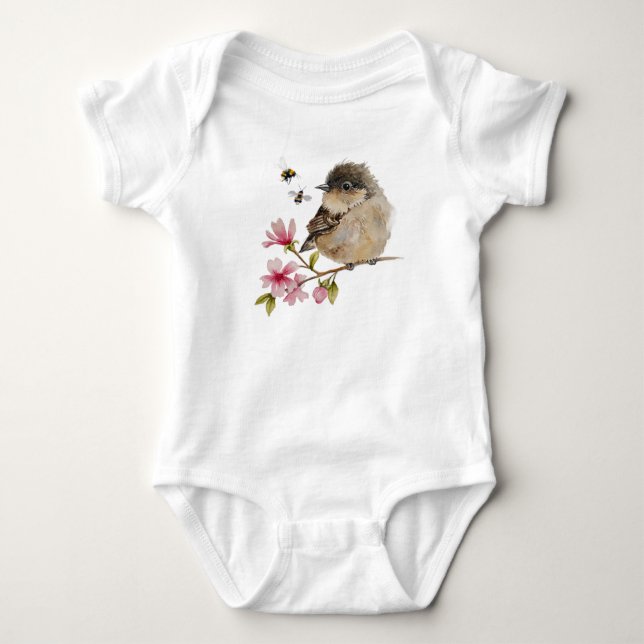 Sweet Baby Bird Infant Bodysuit (Front)