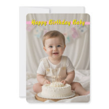 Sweet Baby Birthday Card – Instant Download