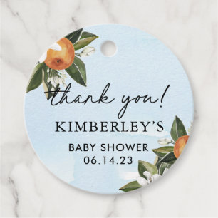 Sweet Baby Boy Clementine Boy BABY Shower Party Fa Favour Tags